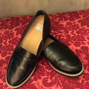 Dolce Vita Black Leather Penny Loafers